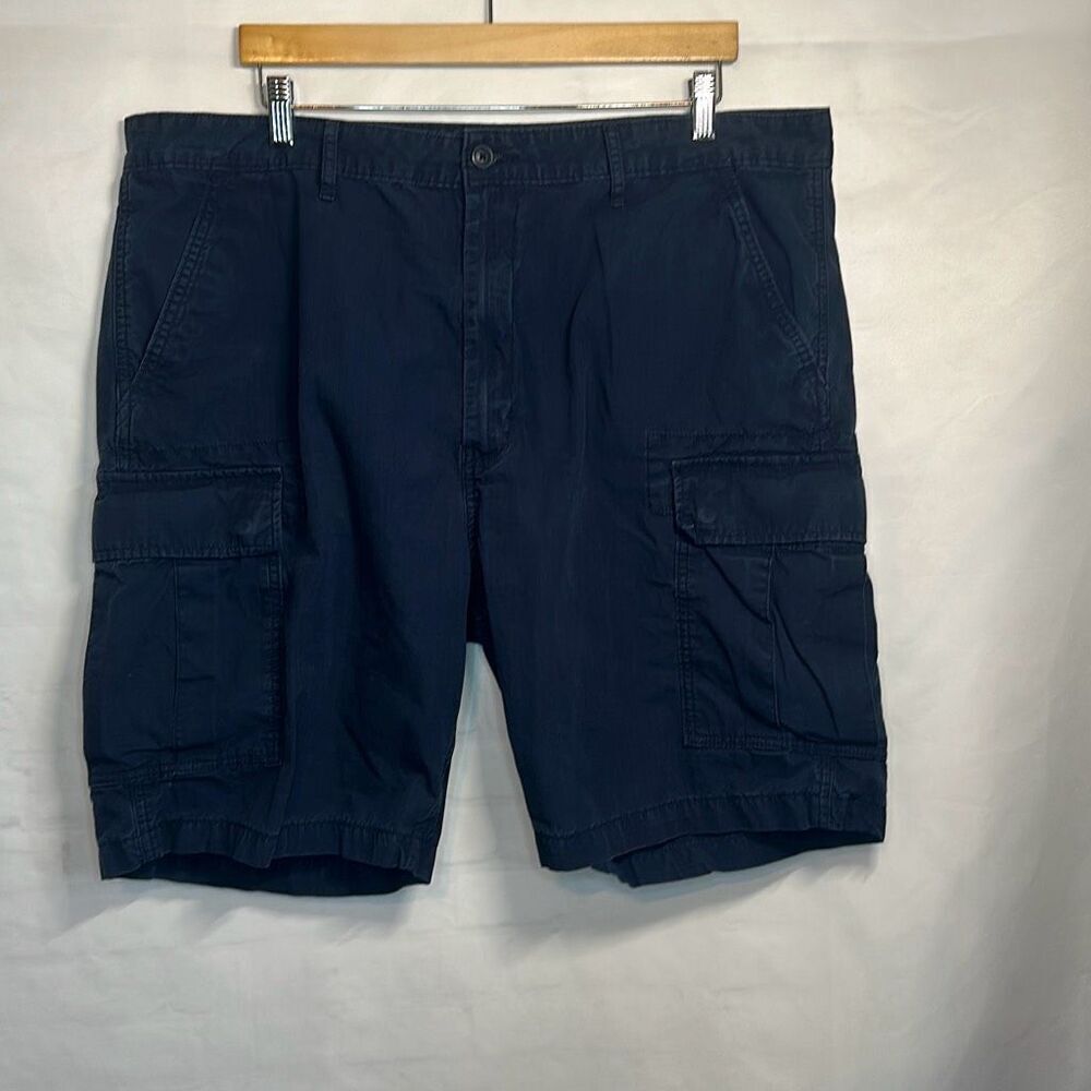 Levi’s Strauss & co Two Horse Brand Navy Blue Cargo‎ Shorts size 40 100% Cotton